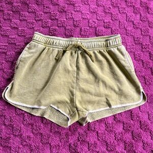 Juniors Wild Fable Lime Green Sweat Shorts Size Large